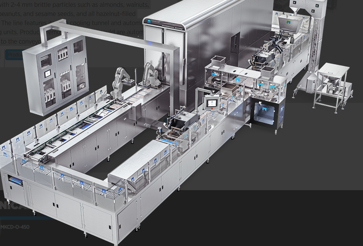 Automatic Chocolate Molding Line